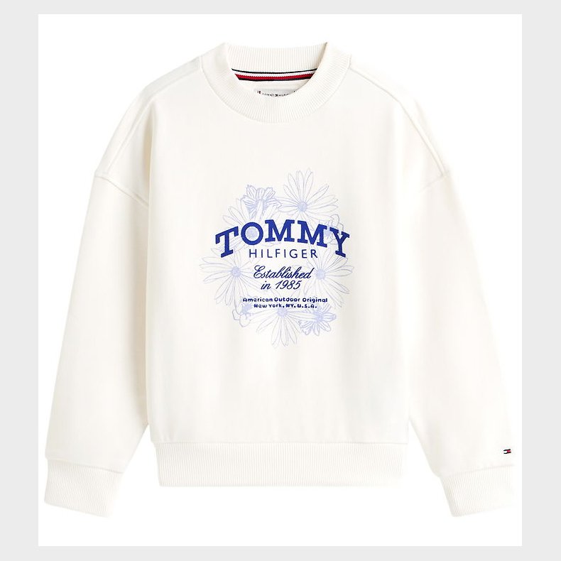 Tommy Hilfiger Sweatshirt - Crew - Ancient White