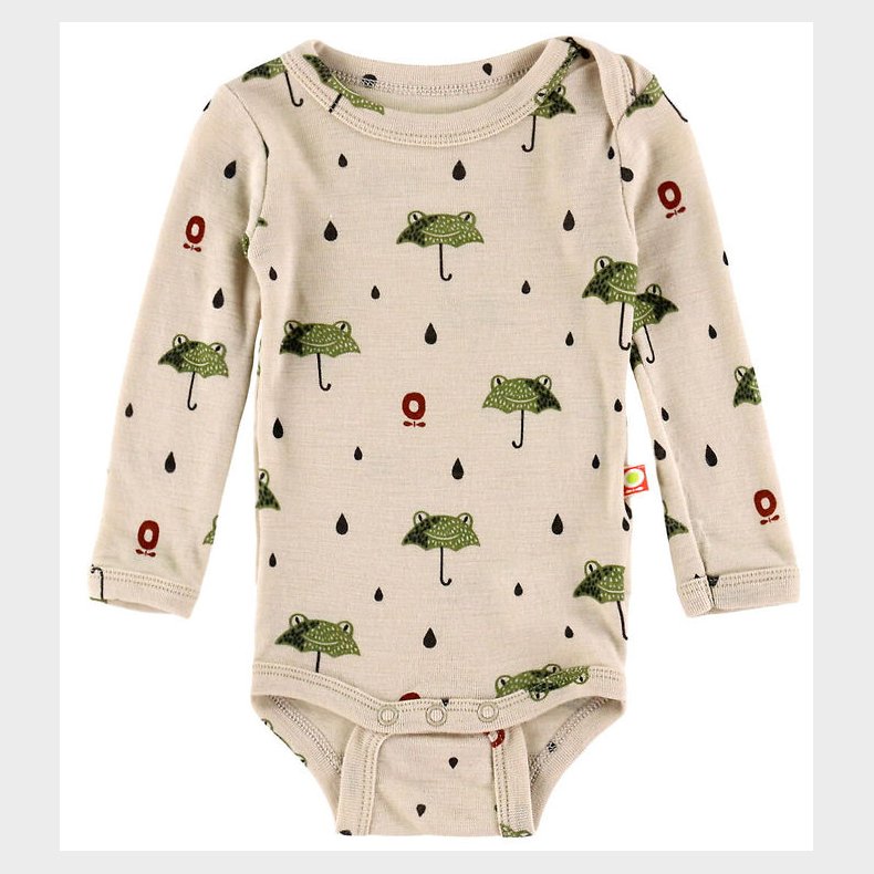 Katvig Body l/ - Uld - Grn