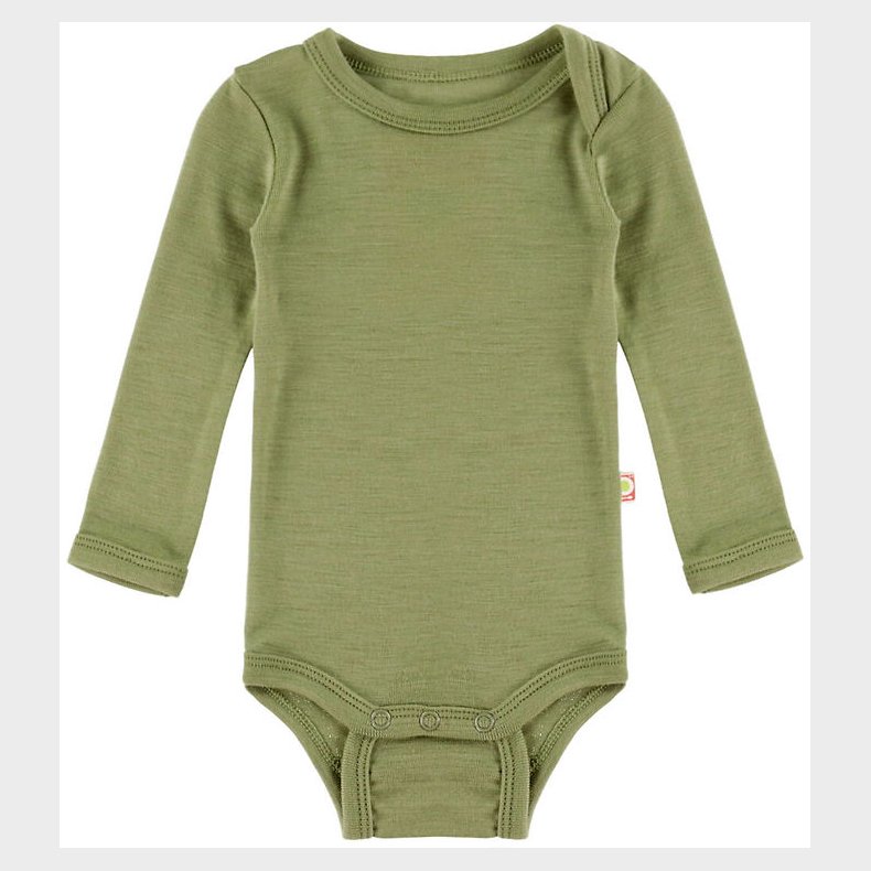 Katvig Body l/ - Uld - Lysegrn