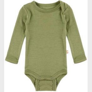 Katvig Body l/ - Uld - Lysegrn