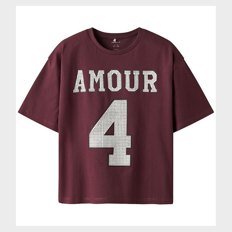 Name It T-shirt - NkfSangy - Burgundy