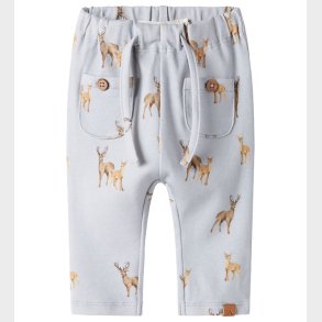 Lil' Atelier Bukser - NbmLayo - Gray Dawn/ Deer
