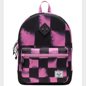 Herschel Rygsk - Heritage Kids - Stencil Checker Opera Mauve