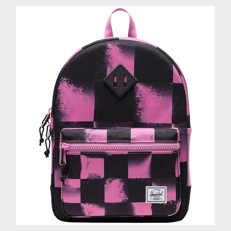 Herschel Rygsk - Heritage Kids - Stencil Checker Opera Mauve