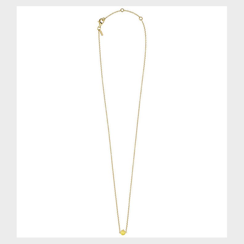 Design Letters Halskde - Guldbelagt - When life gives you lemon