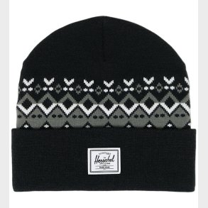 Herschel Hue - Strik - Elmer - Black Fair Isle