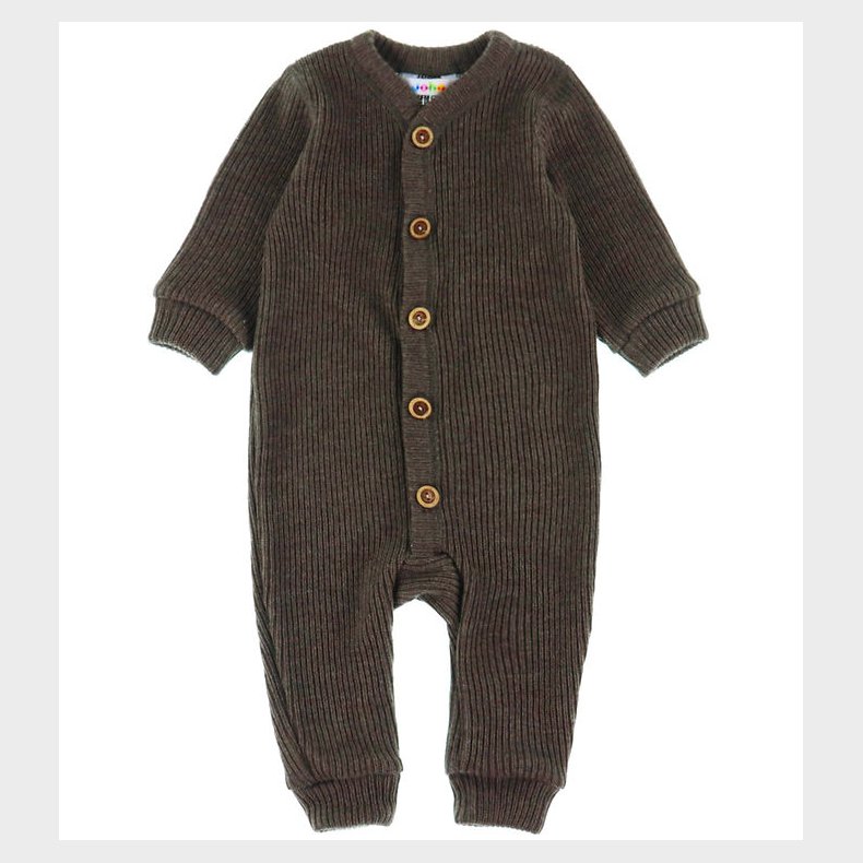 Joha Kredragt - Strik - Uld - Brun Meleret