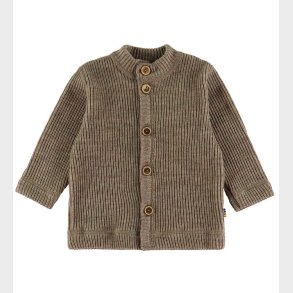 Joha Cardigan - Strik - Uld - Beige Meleret