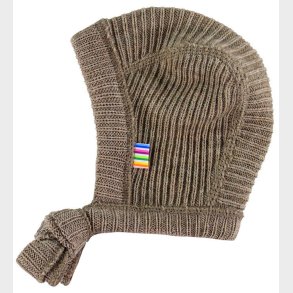 Joha Babyhjelm - Uld - Strik - Beige Meleret