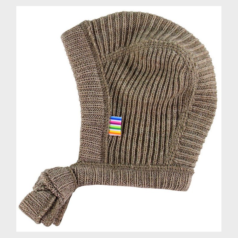 Joha Babyhjelm - Uld - Strik - Beige Meleret