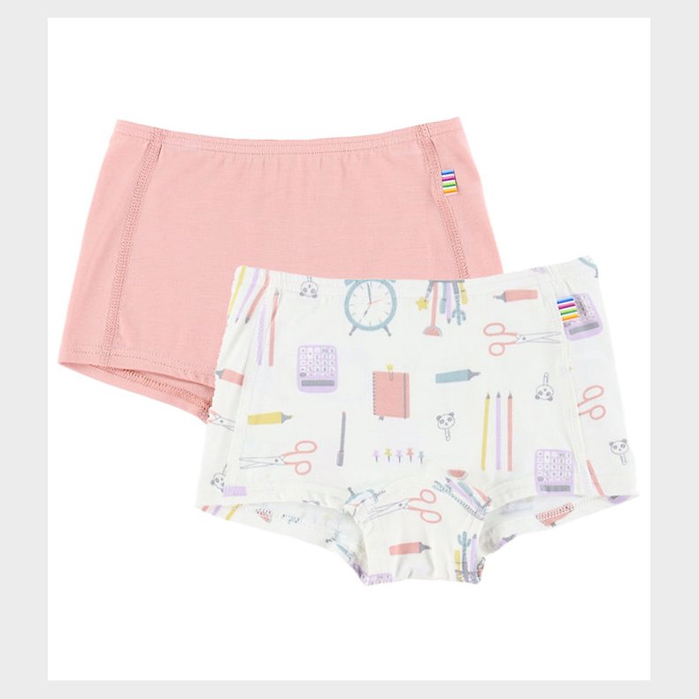 Joha Hipster - 2-pak - Viskose/ Bambus - Off White m. Print