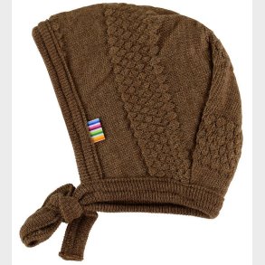 Joha Babyhjelm - Uld - Strik - Varm Brun