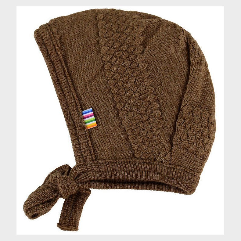 Joha Babyhjelm - Uld - Strik - Varm Brun