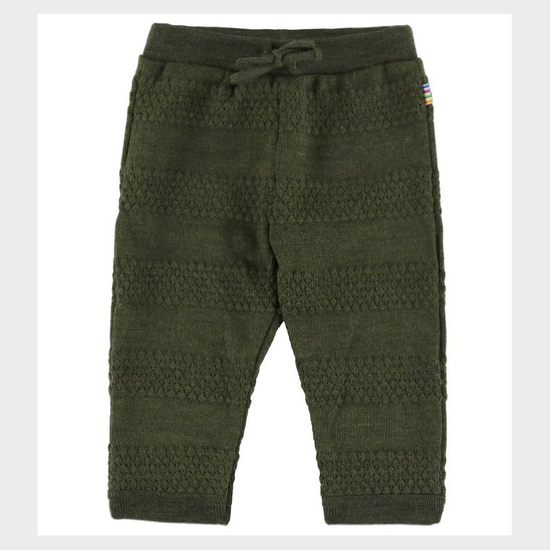 Joha Bukser - Strik - Uld - Mos Grn