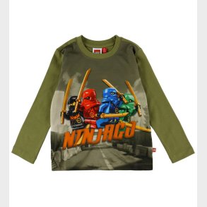 LEGO® Ninjago Bluse - LwTaj 101 - Armygr�n m. Print