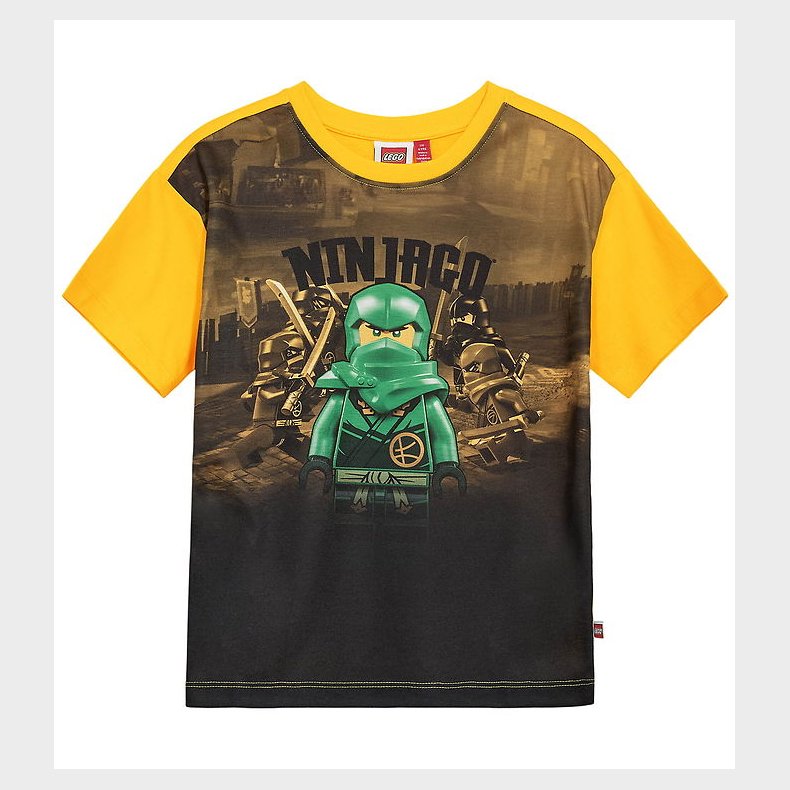 LEGO® Wear Ninjago T-shirt - LwTaj 104 - Gul/Gr�n