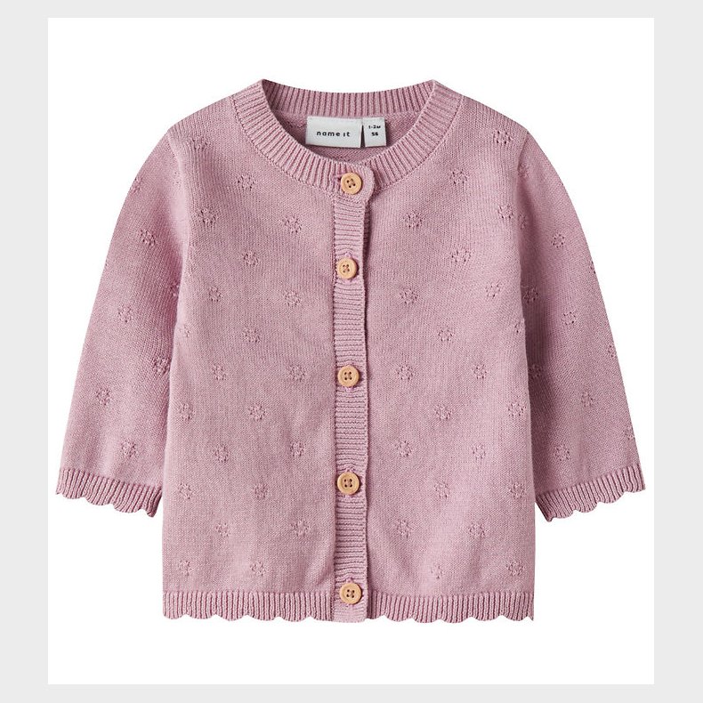 Name It Cardigan - Strik - NmfSully - Keepsake Lilac