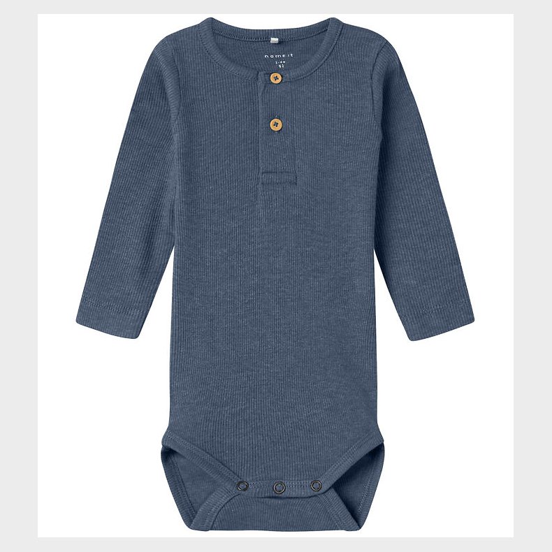Name It Body l/ - Rib - NbmKab - Vintage Indigo/Melange