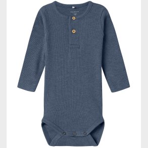 Name It Body l/ - Rib - NbmKab - Vintage Indigo/Melange