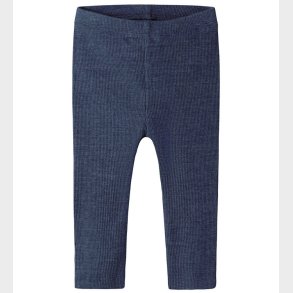 Name It Leggings - Rib - NbnKab - Vintage Indigo/Melange