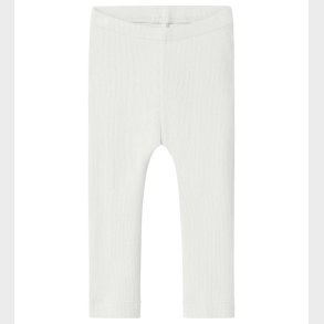 Name It Leggings - Rib - NbnKab - Cloud Dancer