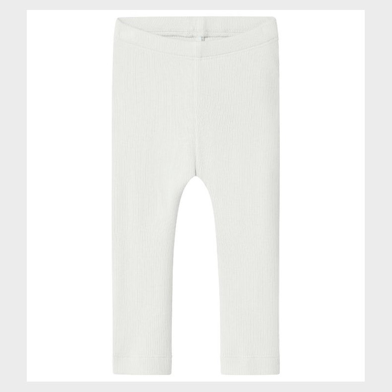 Name It Leggings - Rib - NbnKab - Cloud Dancer