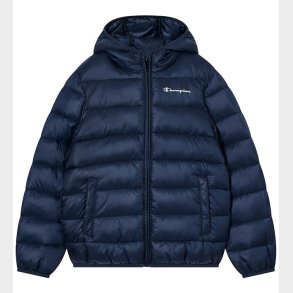 Champion Dynejakke - Hooded - Sky Captain