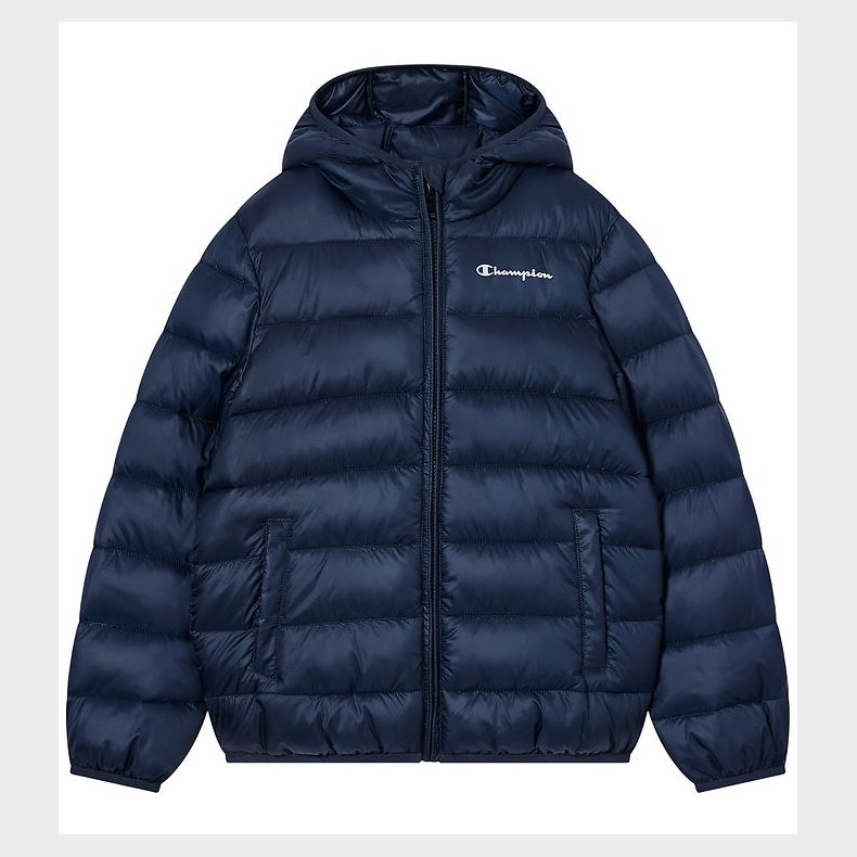 Champion Dynejakke - Hooded - Sky Captain