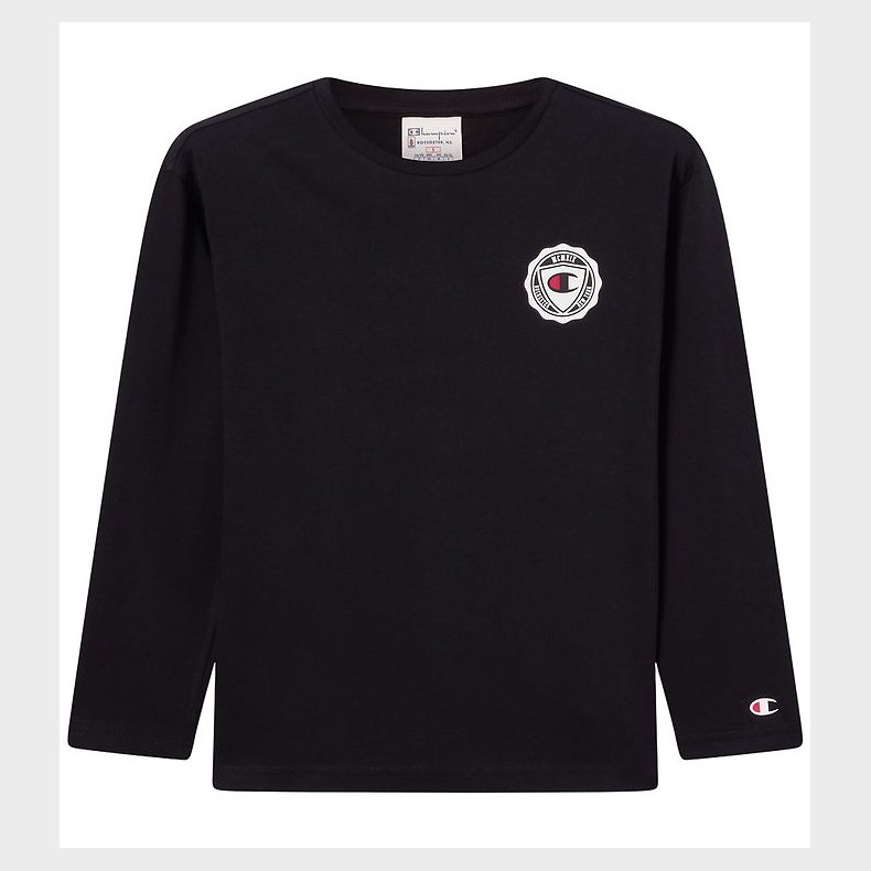 Champion Bluse - Black Beauty m. Print