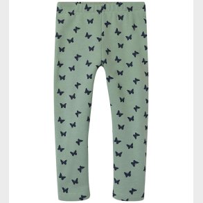 Name It Leggings - Sweat - NmfDavina - Lily Pad/BUTTERFLY AOP