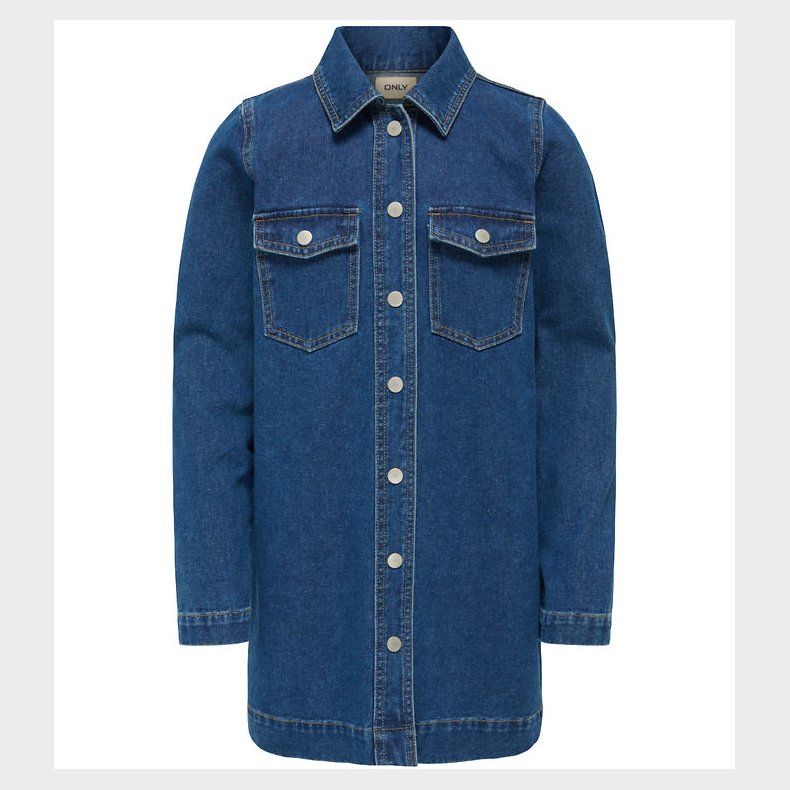 Kids Only Kjole - KogBelle - Medium blue Denim