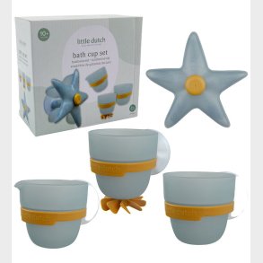 Little Dutch Badeleget�j - Badekop - Starfish - Blue