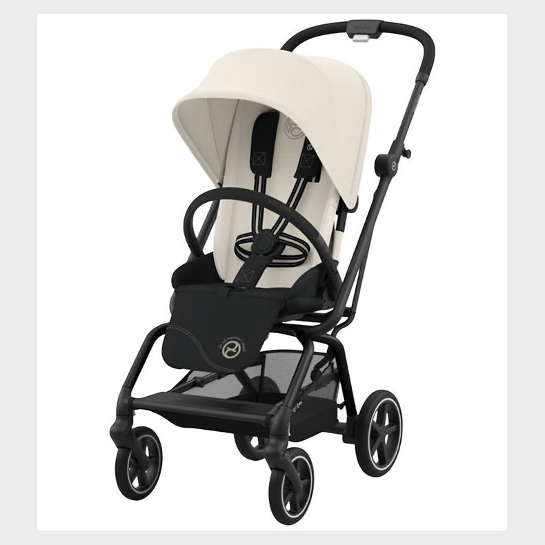 Cybex Klapvogn - Eezy S Twist+ 2 BLK - Canvas White/Light Beige