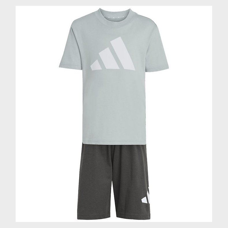 adidas Performance T-Shirt s�t - LK BL T-SET 160 - WOSA/WHITE