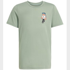 adidas Performance T-Shirt - J MC TR TEE - SILGRN