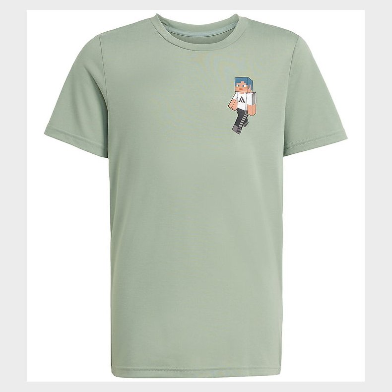 adidas Performance T-Shirt - J MC TR TEE - SILGRN