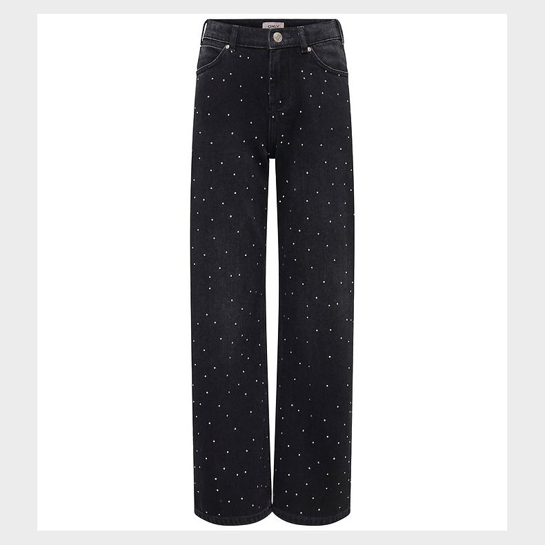 Kids Only Jeans - KogCobain - Rhinestone - Washed Black