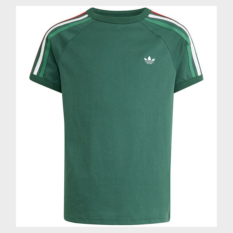 adidas Originals T-shirt - 3S - Drkgrn/White