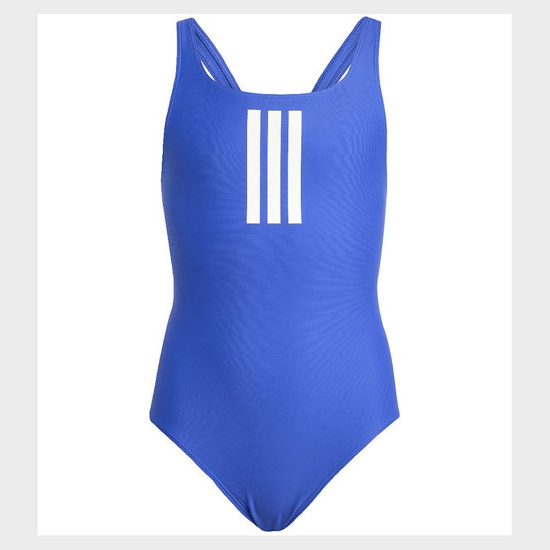 adidas Performance Badedragt - 3S Mid Suit Gy - Selubl/White