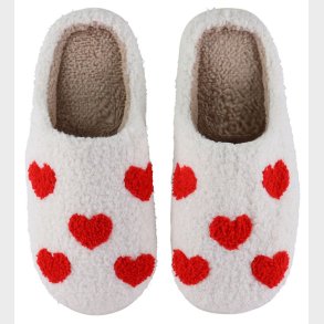By Str Hjemmesko - Slippers - Sm Hjerter - Rd