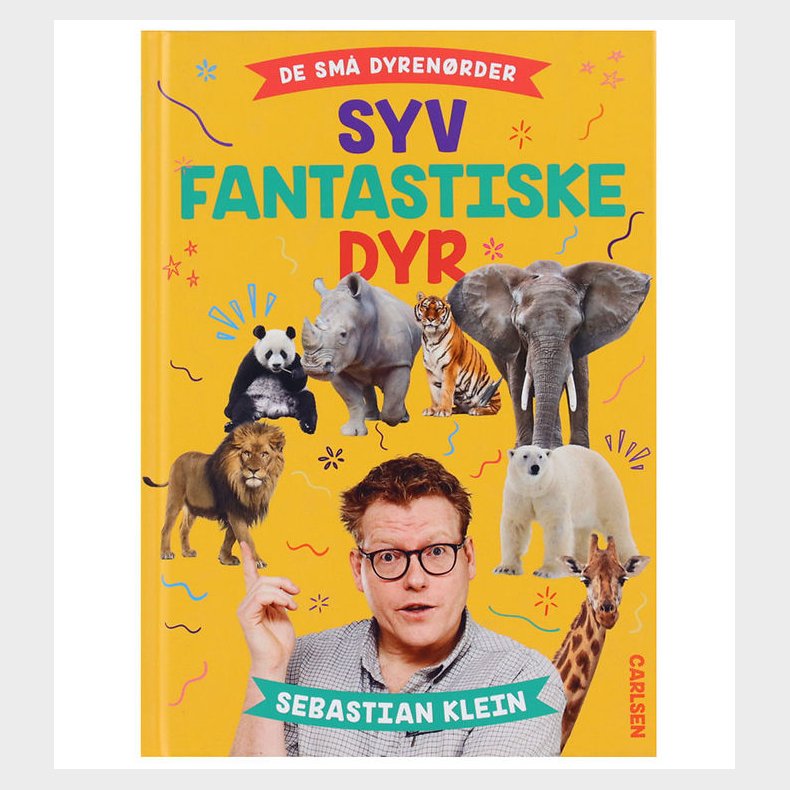 Forlaget Carlsen Bog - De Sm Dyrenrder - Syv Fantastiske Dyr -