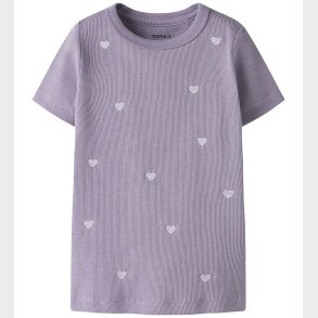 Name It Bluse - Noos - Rib - NmfNakal - Lavender Gray