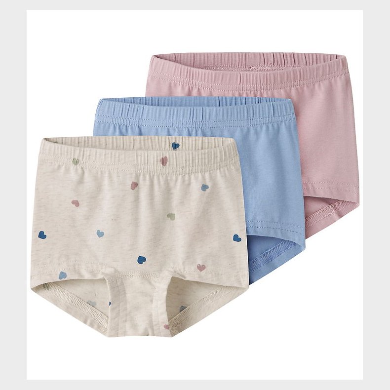 Name It Hipsters - Noos - 3-pak - NmfTights - Peyote Melange/Mau