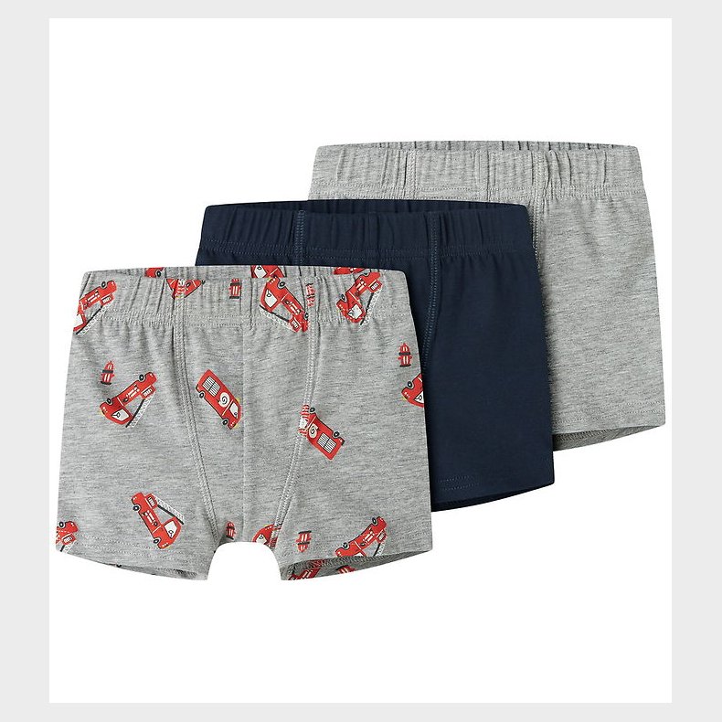 Name It Boxershorts - Noos - 3-pak - NmmTights - Grey Melange