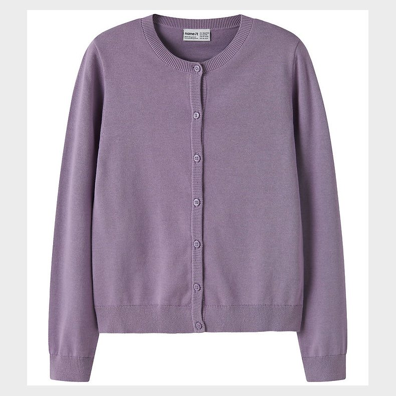 Name It Cardigan - Strik - Noos - NkfValane - Lavender Gray