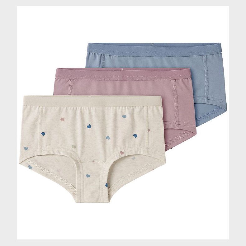 Name It Hipsters - Noos - 3-pak - NkfHipster - Peyote Melange/M