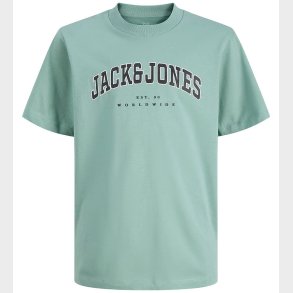 Jack & Jones T-shirt -Noos - JjeCaleb - Mineral Blue