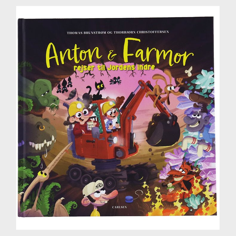 Forlaget Carlsen Bog - Anton Og Farmor Rejser Til Jordens Indre