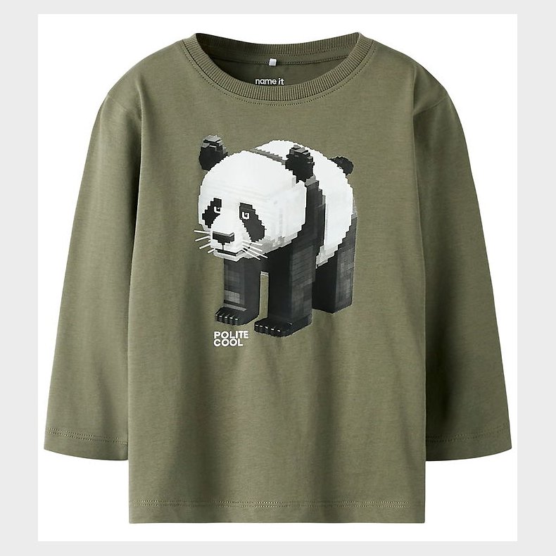 Name It Bluse - NmmSalan - Dusty Olive