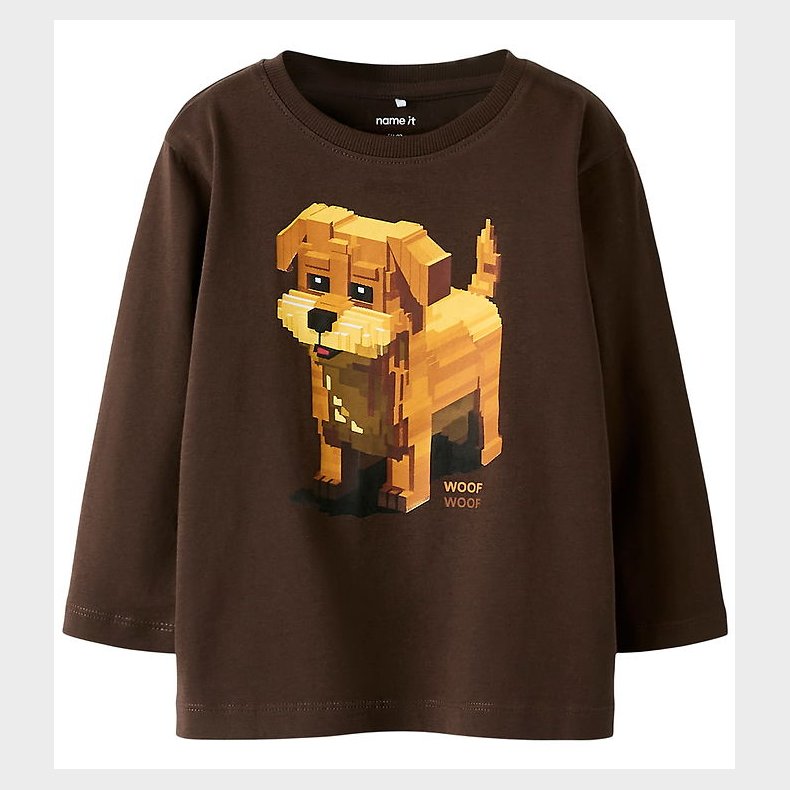 Name It Bluse - NmmSalan - Seal Brown